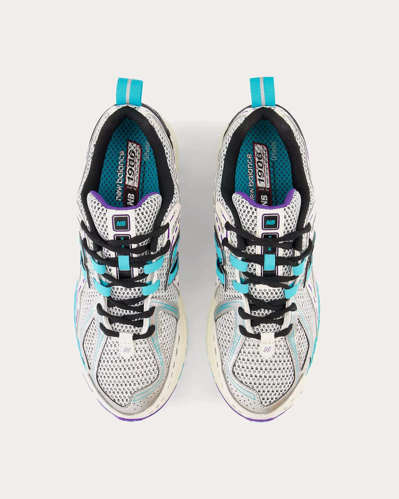 1906R White / Virtual Blue / Prism Purple Low Top Sneakers