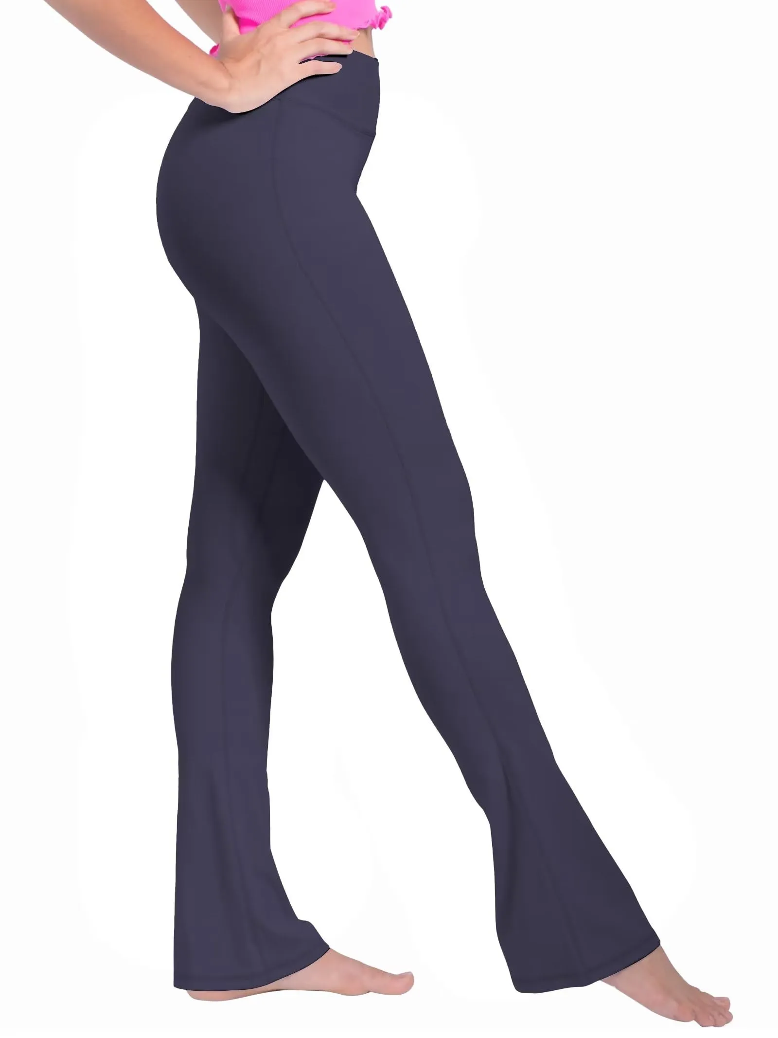 32“High Waist Mini Flared Leggings for Women