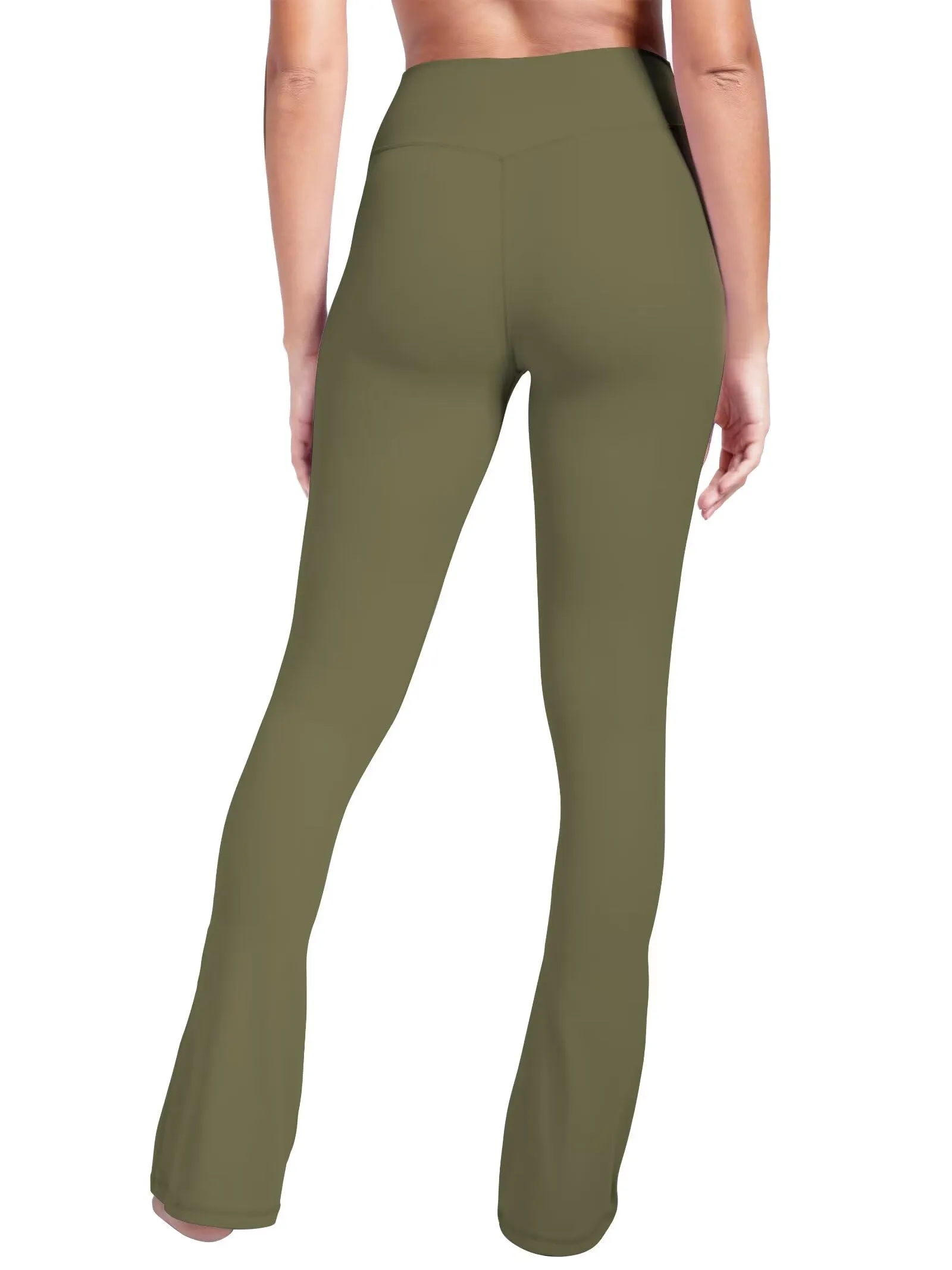 32“High Waist Mini Flared Leggings for Women