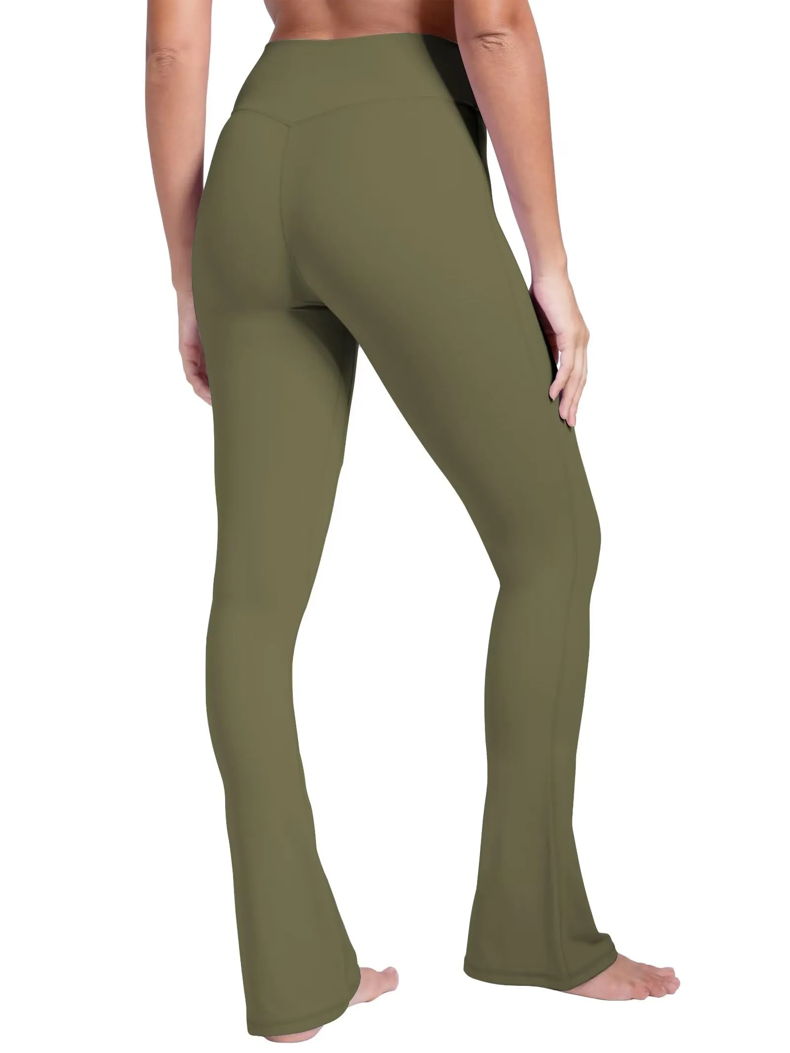 32“High Waist Mini Flared Leggings for Women