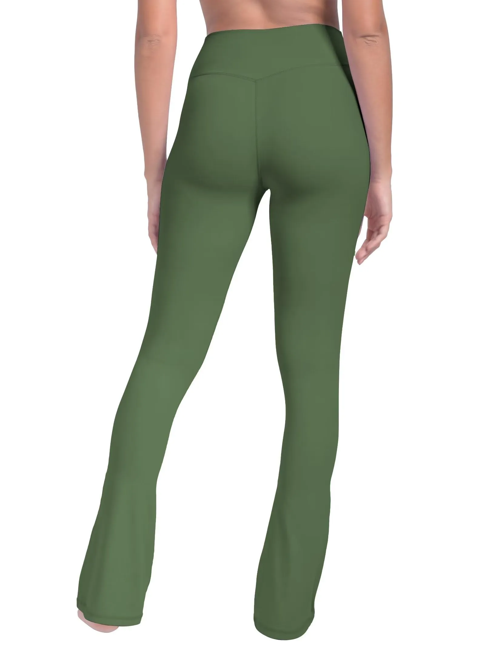 32“High Waist Mini Flared Leggings for Women