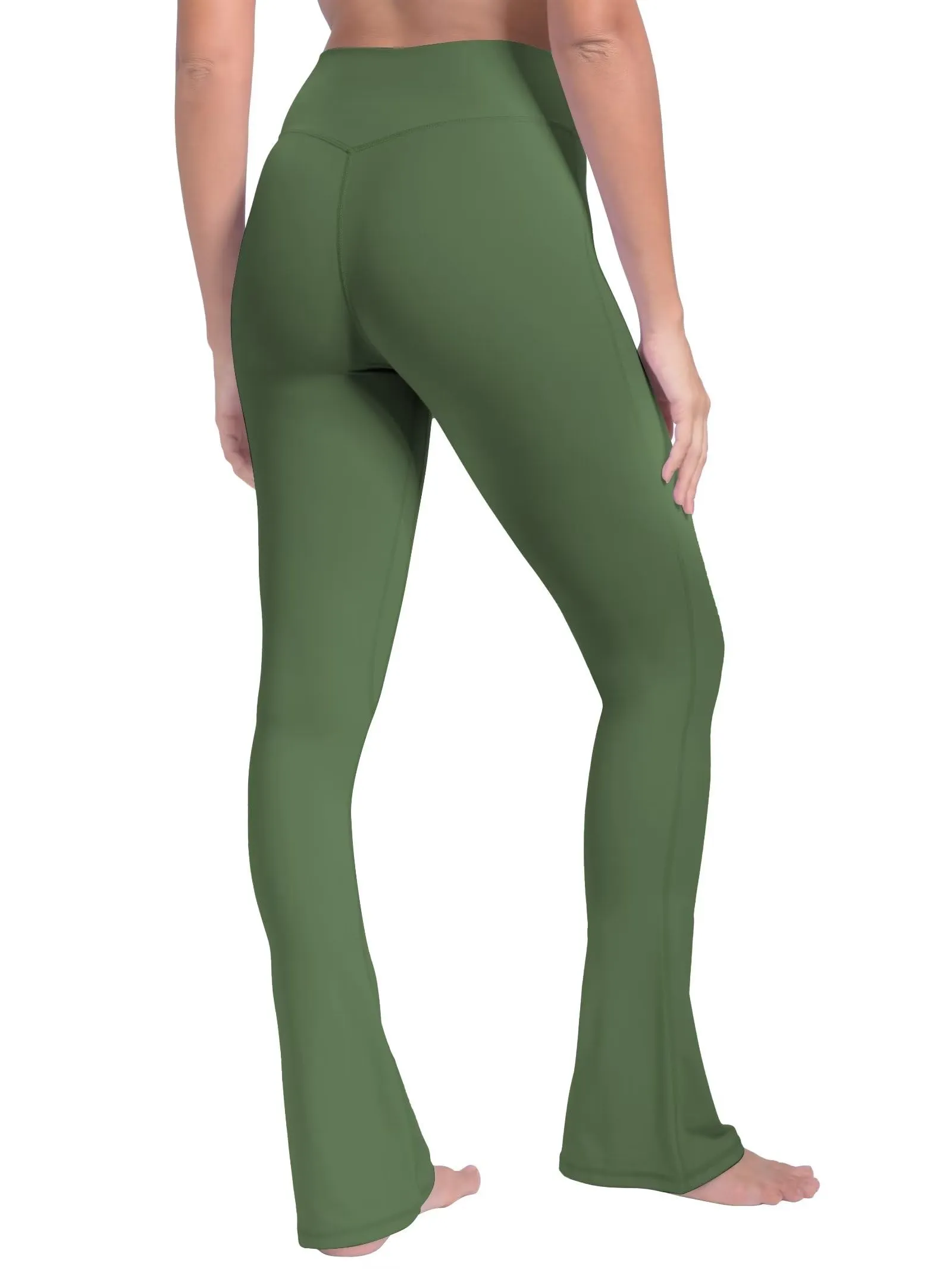 32“High Waist Mini Flared Leggings for Women
