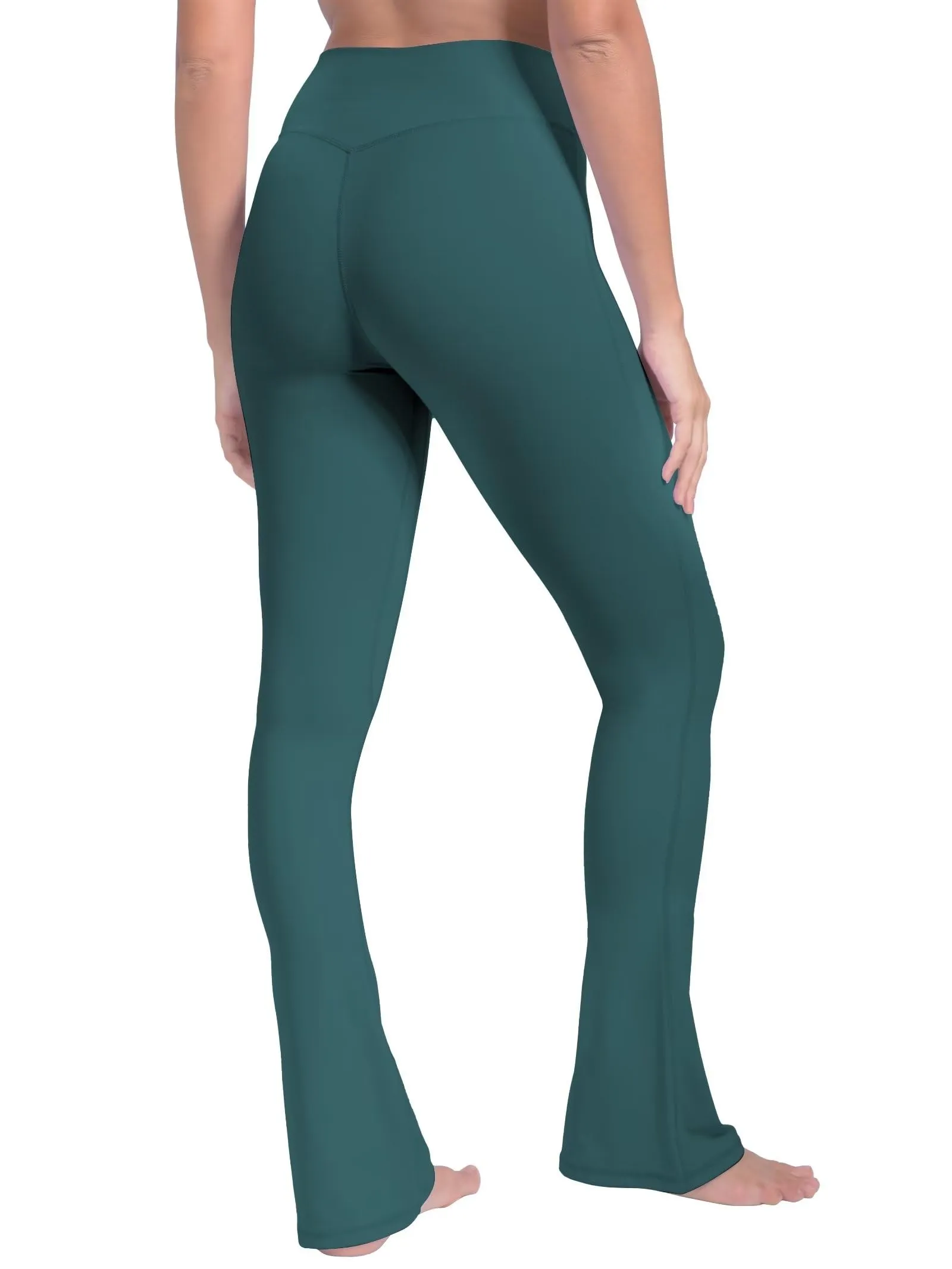 32“High Waist Mini Flared Leggings for Women