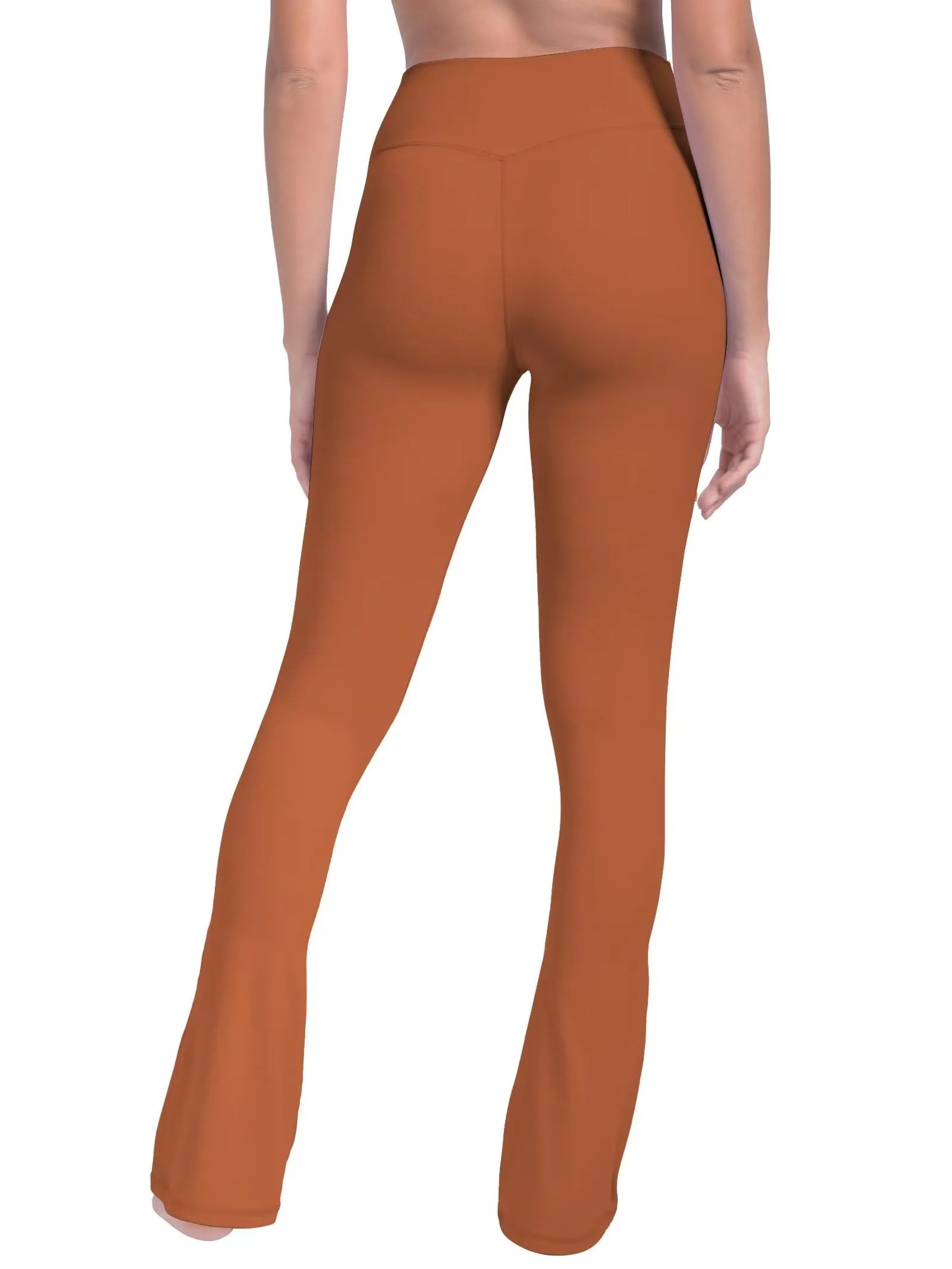 32“High Waist Mini Flared Leggings for Women