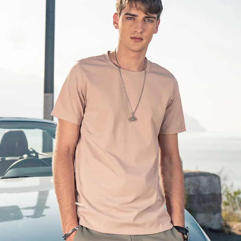 🔥45% off🔥Ice Silk Cotton Men's Short Sleeve T-shirt