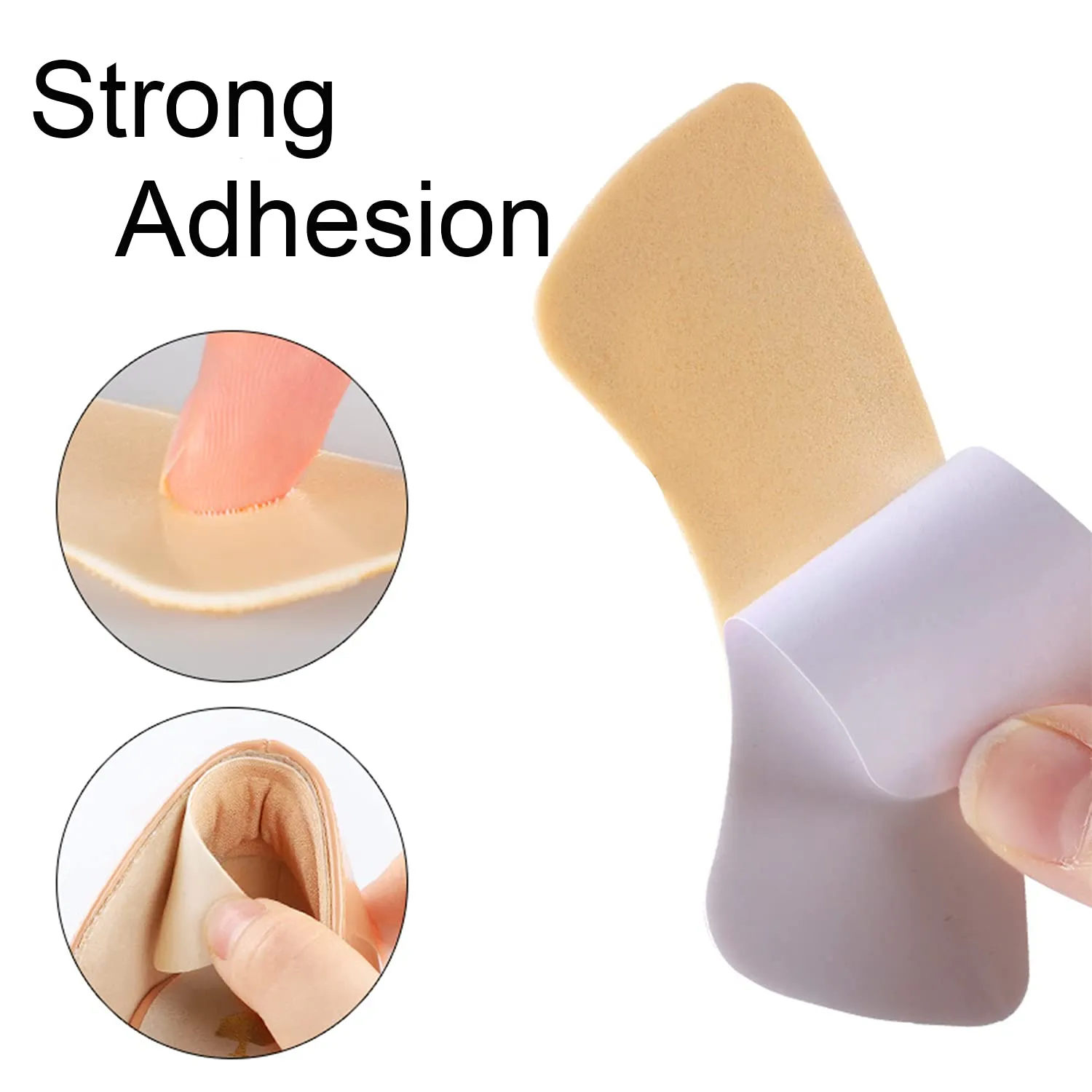 5 Pairs Heel Grips for Ladies Shoes, Heel Grip Liner Self-Adhesive Heel Cushion Pads Foot Care Protector Shoe Insoles Stickers for Women Men