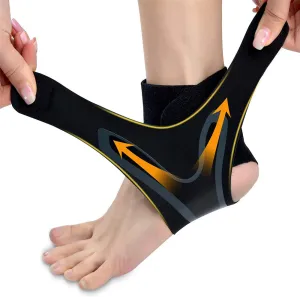 Ankle Support Brace, Adjustable Ankle Brace with Breathable & Elastic Nylon Material, Comfortable Ankle Wrap Sports Protect Against Chronic Ankle Strain Sprains Fatigue