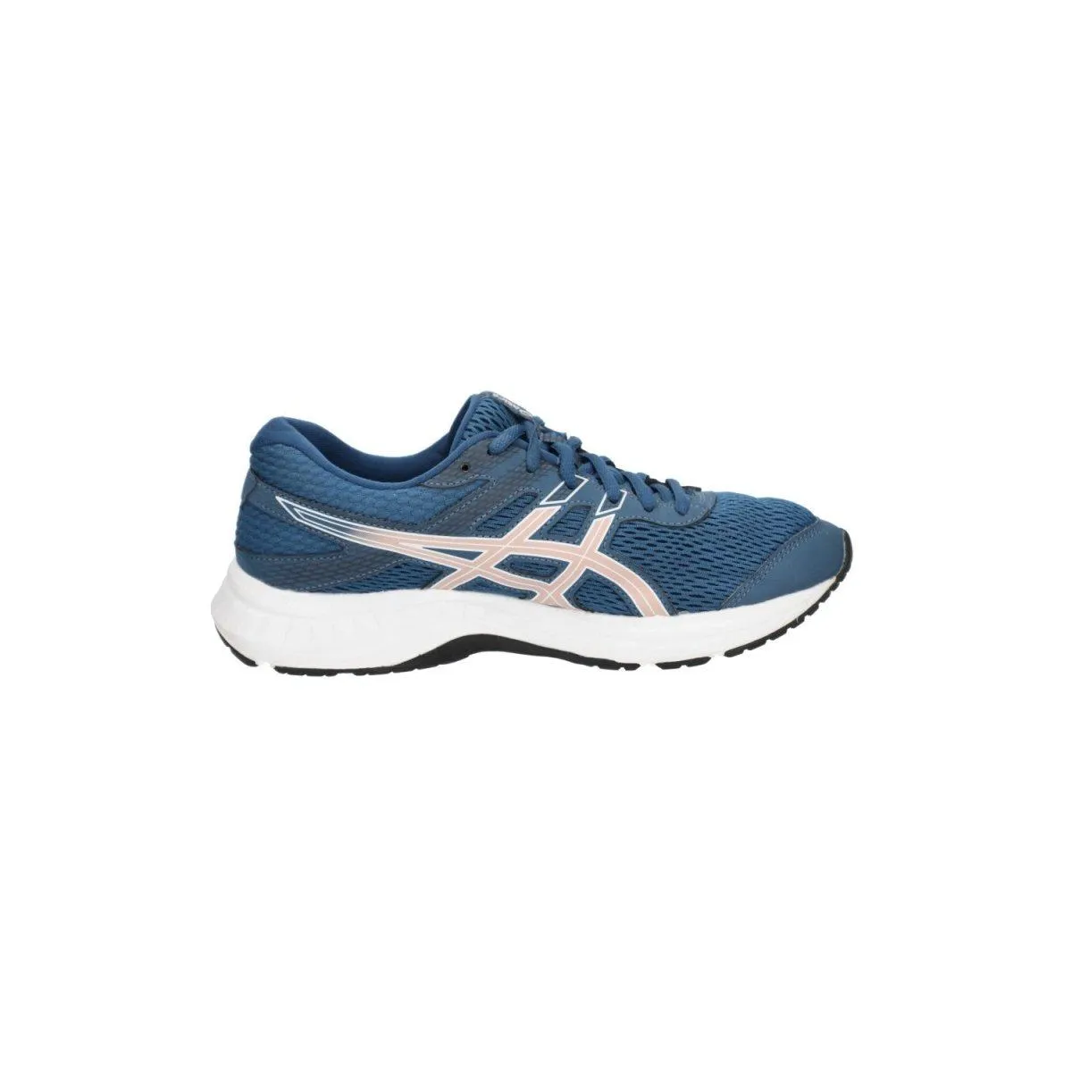 Asics Gel Contend 6 Running Sport Shoes Fabric Blue Colour For Women