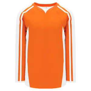 Athletic Knit (AK) H7600A-238 Adult Orange/White Select Hockey Jersey