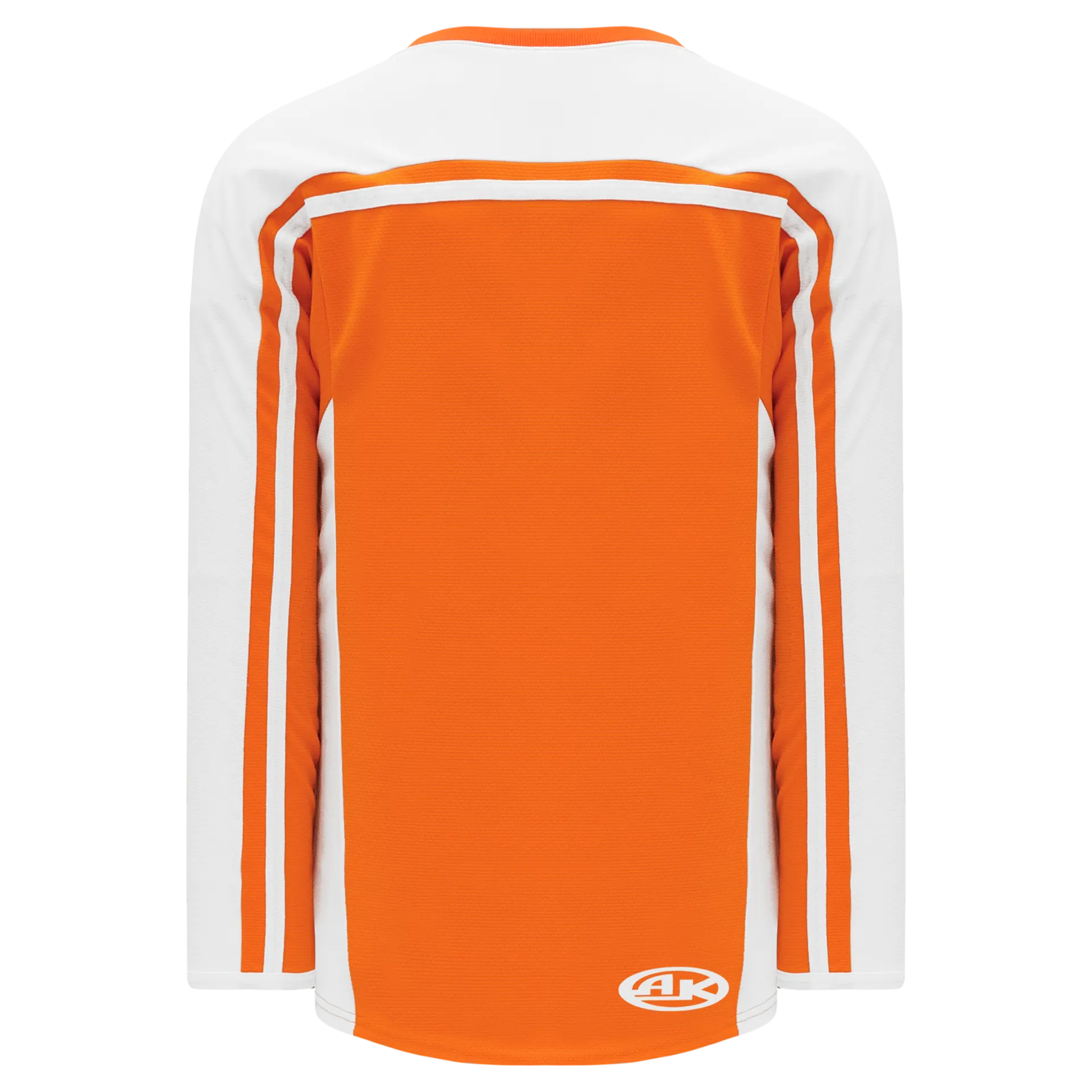 Athletic Knit (AK) H7600A-238 Adult Orange/White Select Hockey Jersey