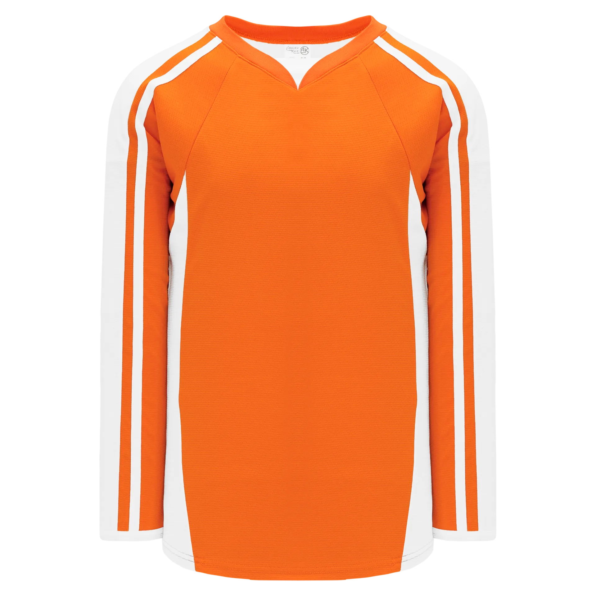 Athletic Knit (AK) H7600A-238 Adult Orange/White Select Hockey Jersey