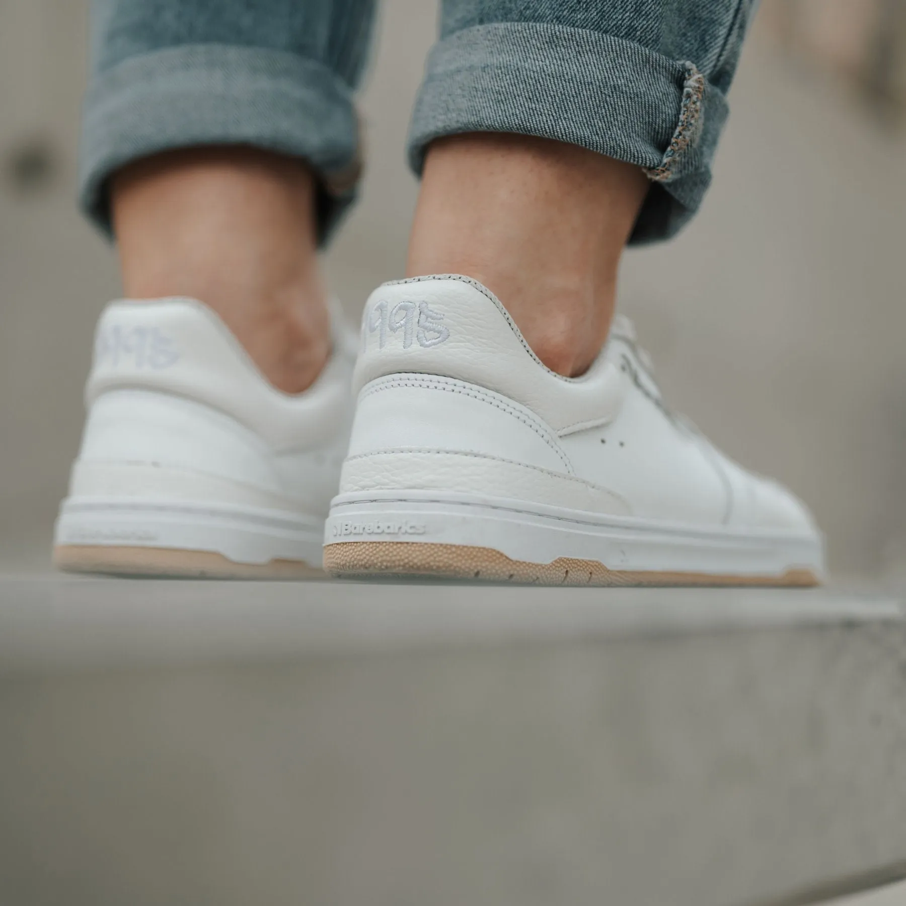 Barefoot Sneakers Barebarics Wave - All White CLEARANCE
