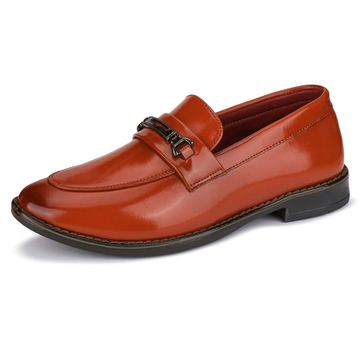 Bersache Comfortable Formal Outdoor Stylish Officewear Partywear Shoes For Men 9090(Tan)