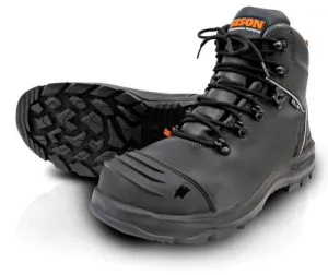Bison XTL 102 Safety Boots - Black (Size 6)