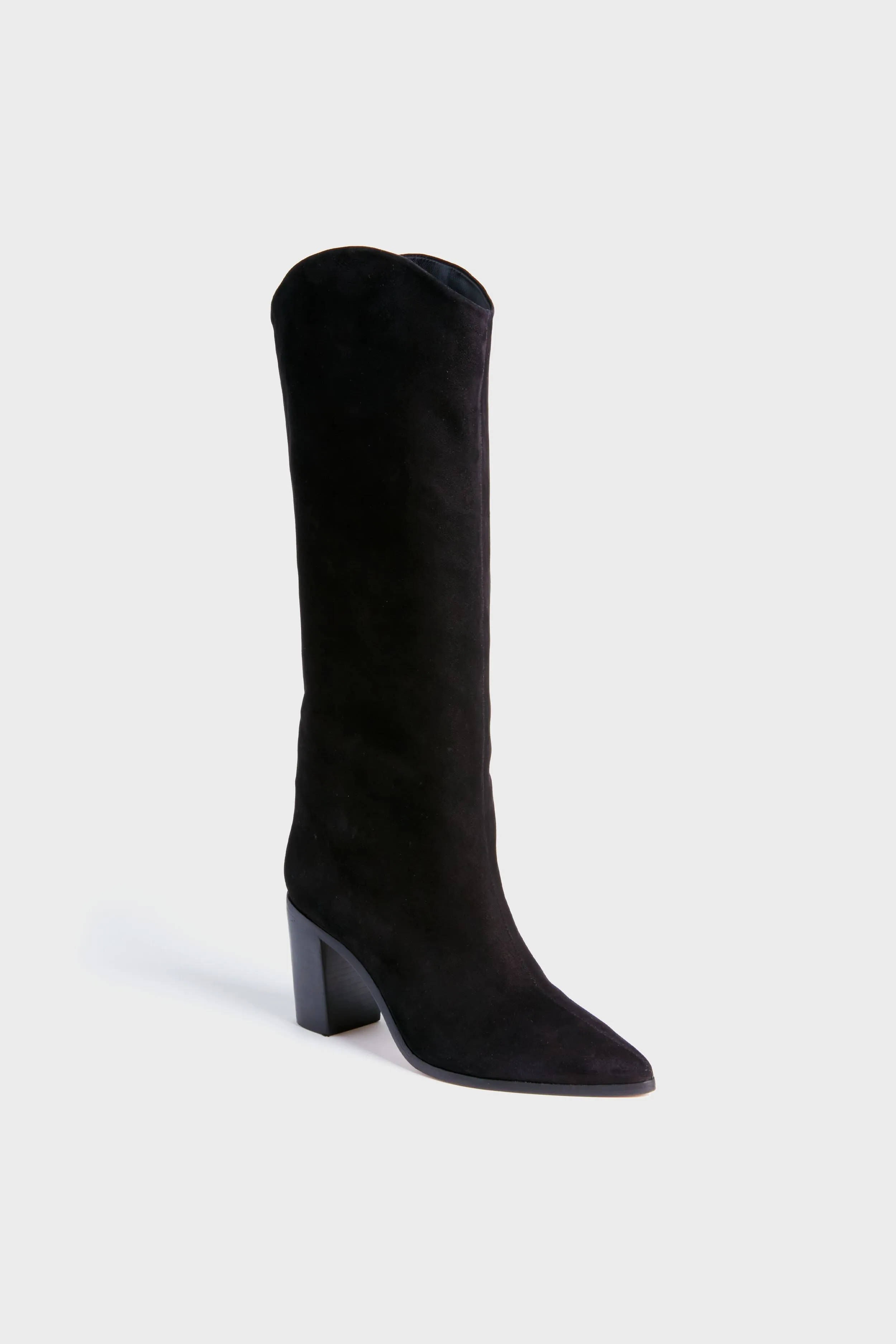 Black Maryana Block Heels