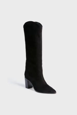 Black Maryana Block Heels