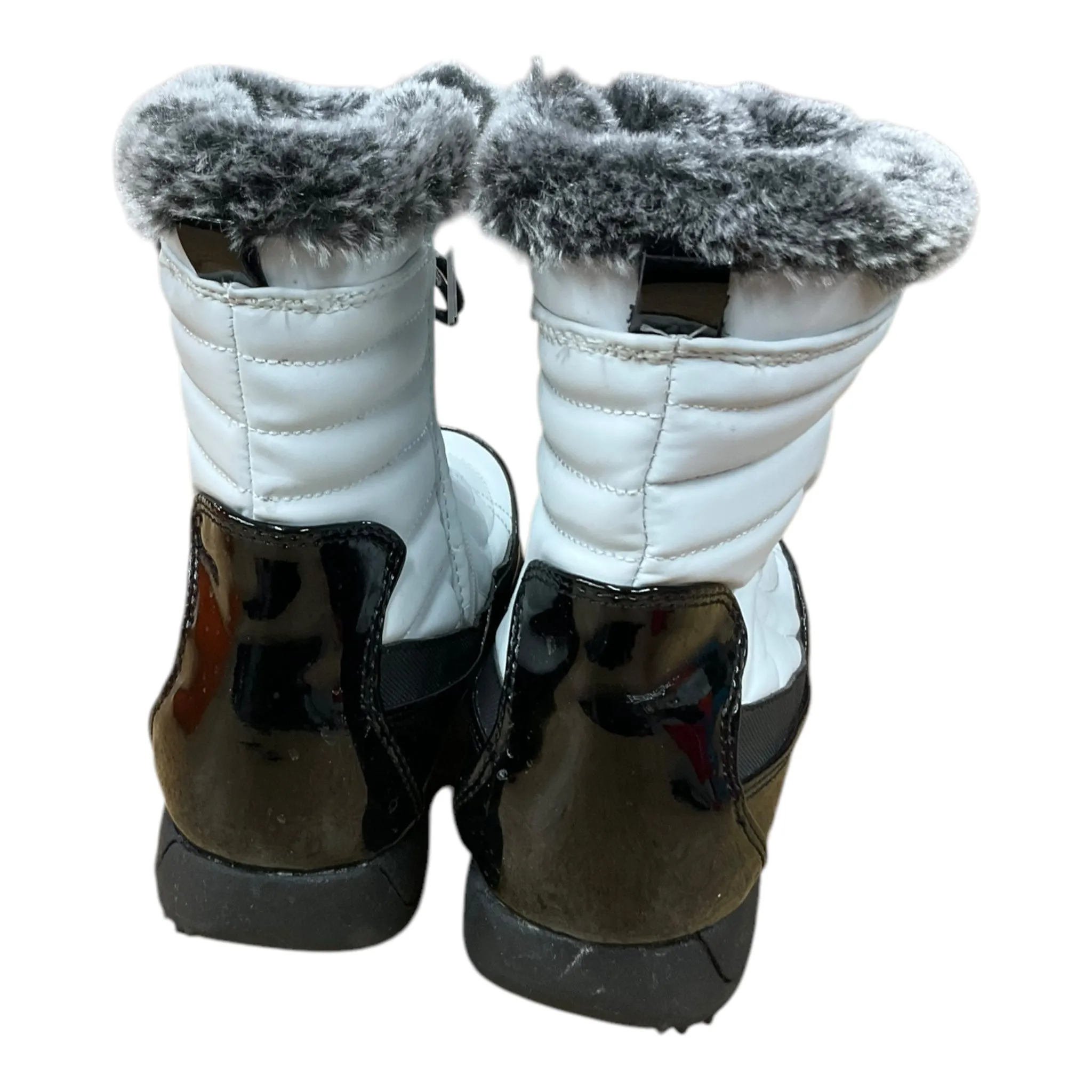 Boots Snow By Totes In Black & White, Size: 8