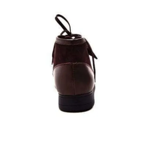 British Walkers New Castle Wallabee Boots Men's Brown Leather and Suede