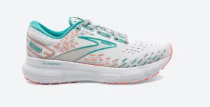 Brooks Womens Glycerin 20 Wide- Oyster/Latigo Bay/Coral (1203691D061)