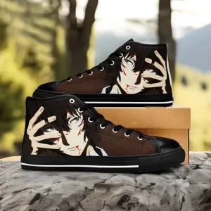 Bungou Stray Dogs Dazai Shoes High Tops Sneakers for Kids and Adults