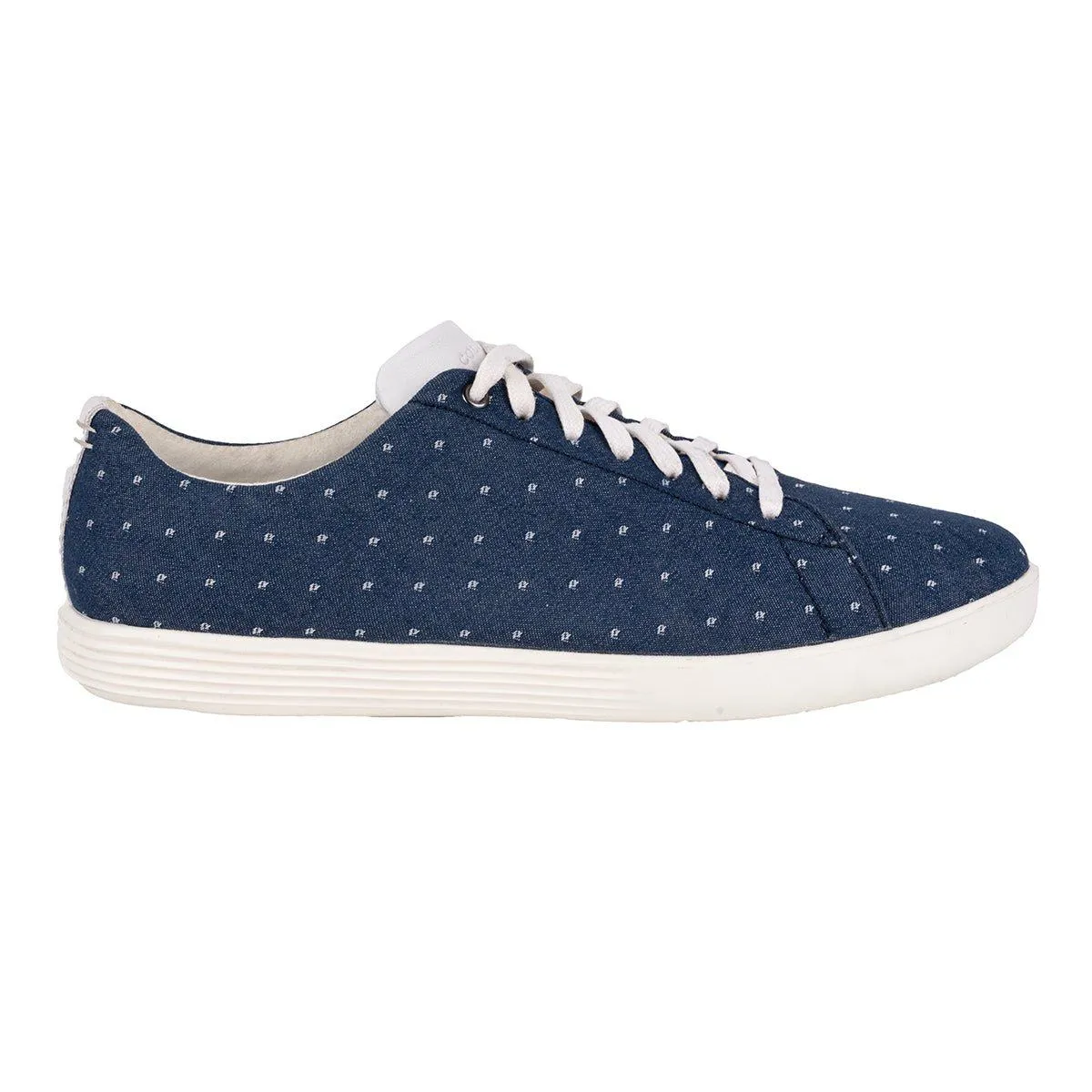 Cole Haan Grand Crosscourt Low-Top Sneakers Fabric Blue Colour For Women