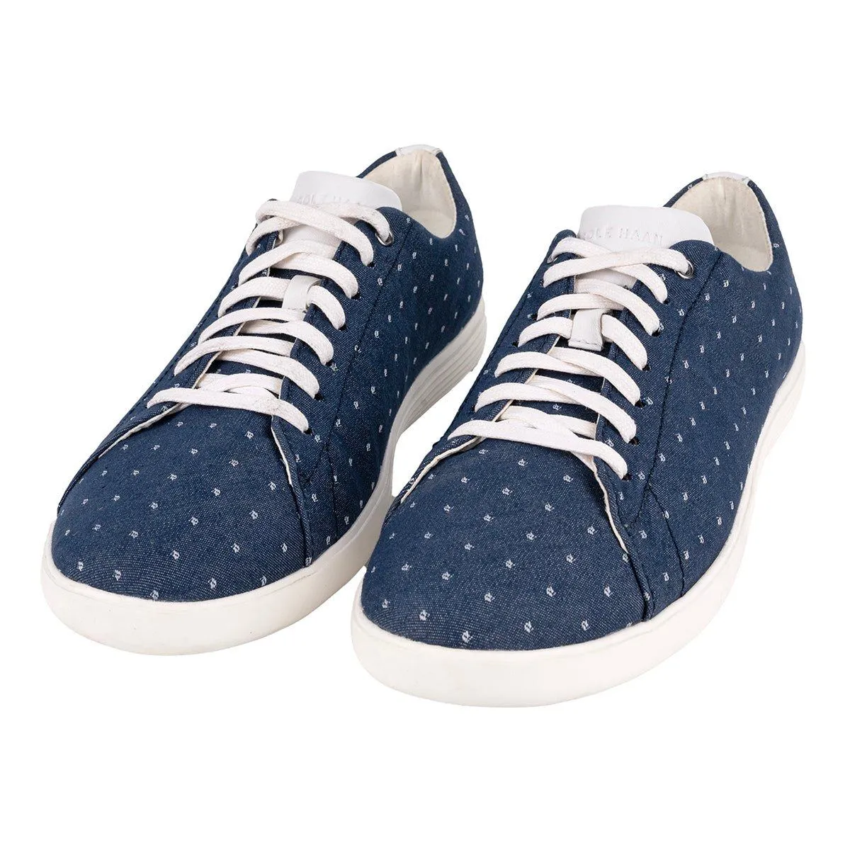 Cole Haan Grand Crosscourt Low-Top Sneakers Fabric Blue Colour For Women
