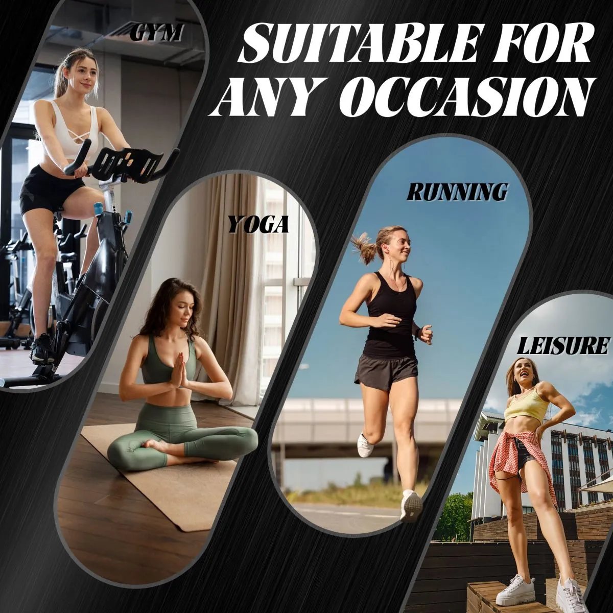 Custom Face Green Swirl Sports Bra Personalized Women's All Over Print Yoga Sports Bra