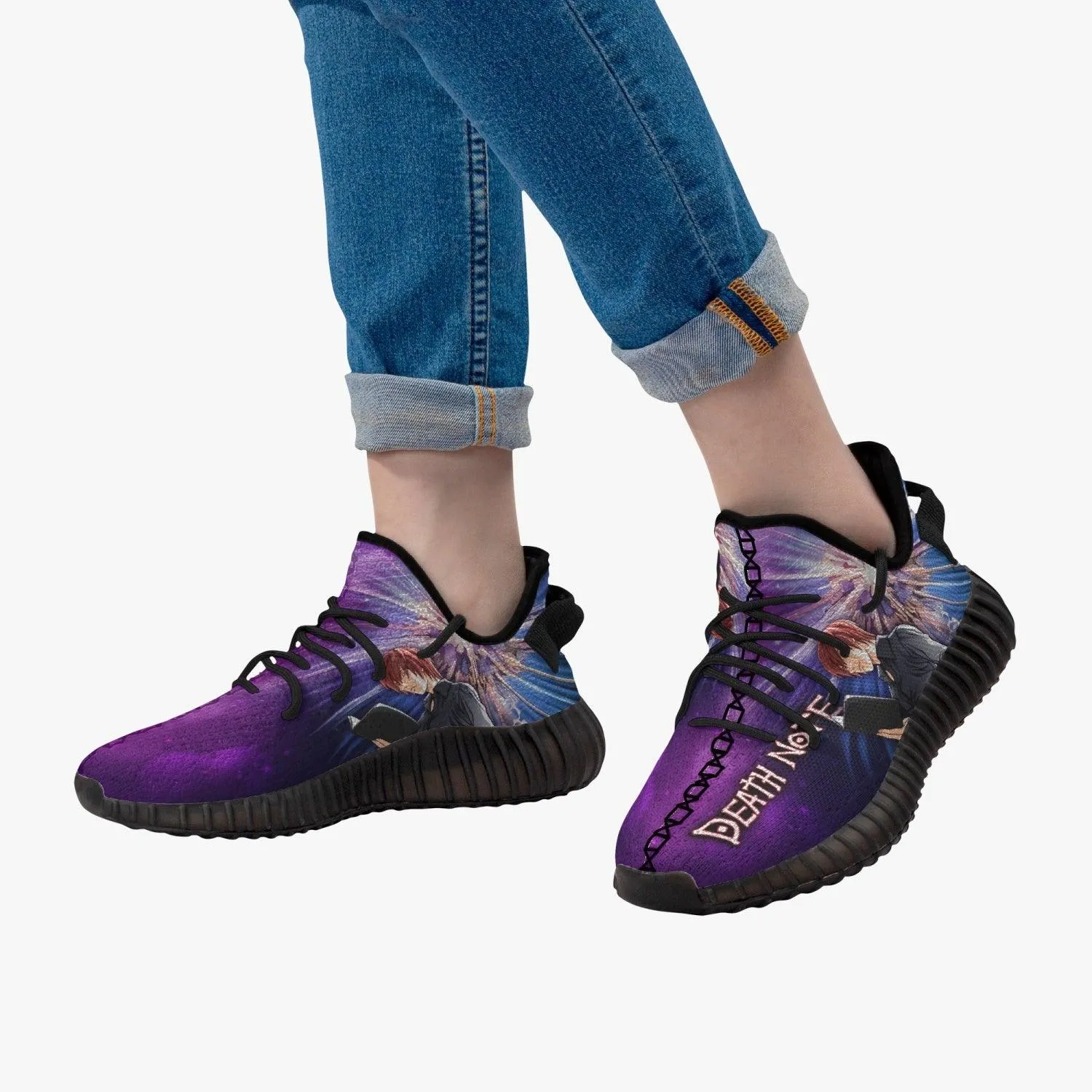 Death Note Light Yagami Purple YZ Anime Shoes