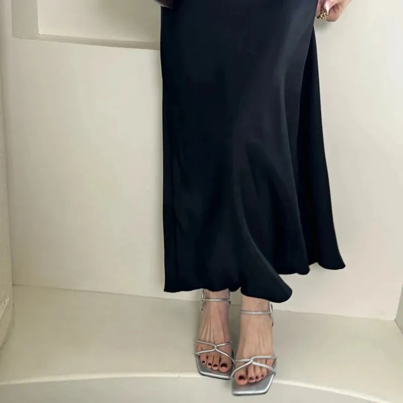 Dove Open Toe Thick Heels