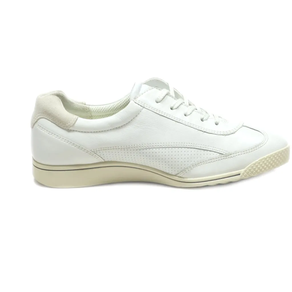 Ecco Flexure Runner Sneakers Leather White Colour For Kids