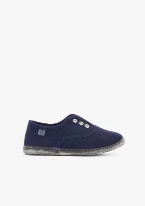 Ecologic Navy Plimsolls