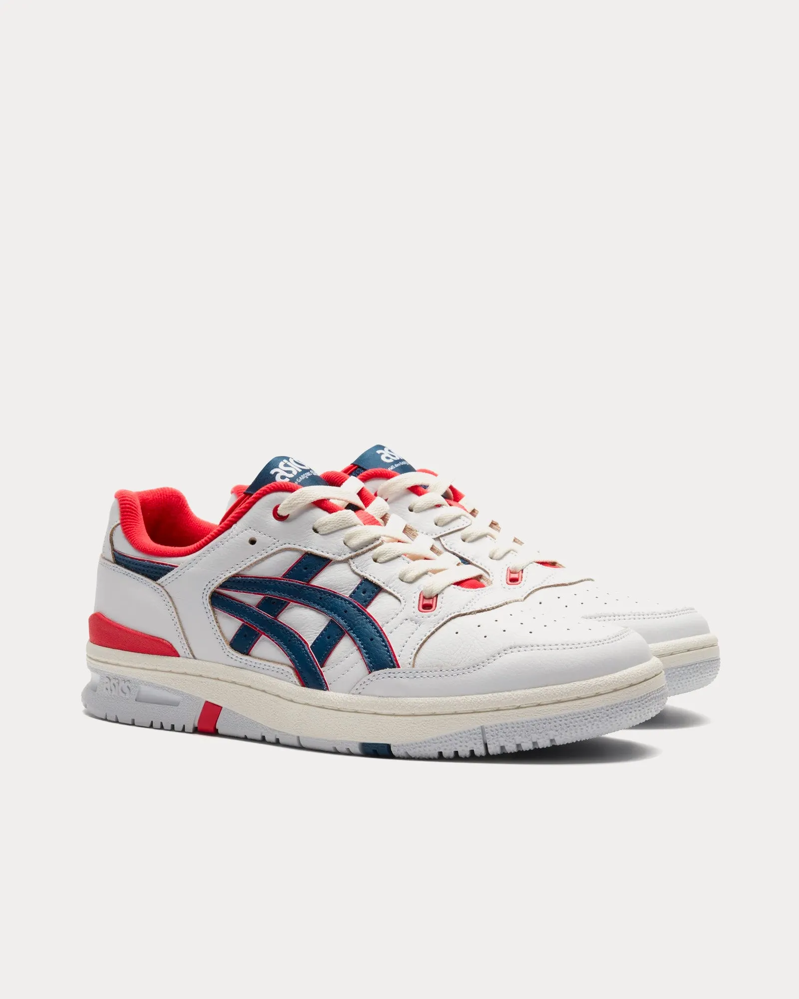EX89 White / Red / Blue Low Top Sneakers