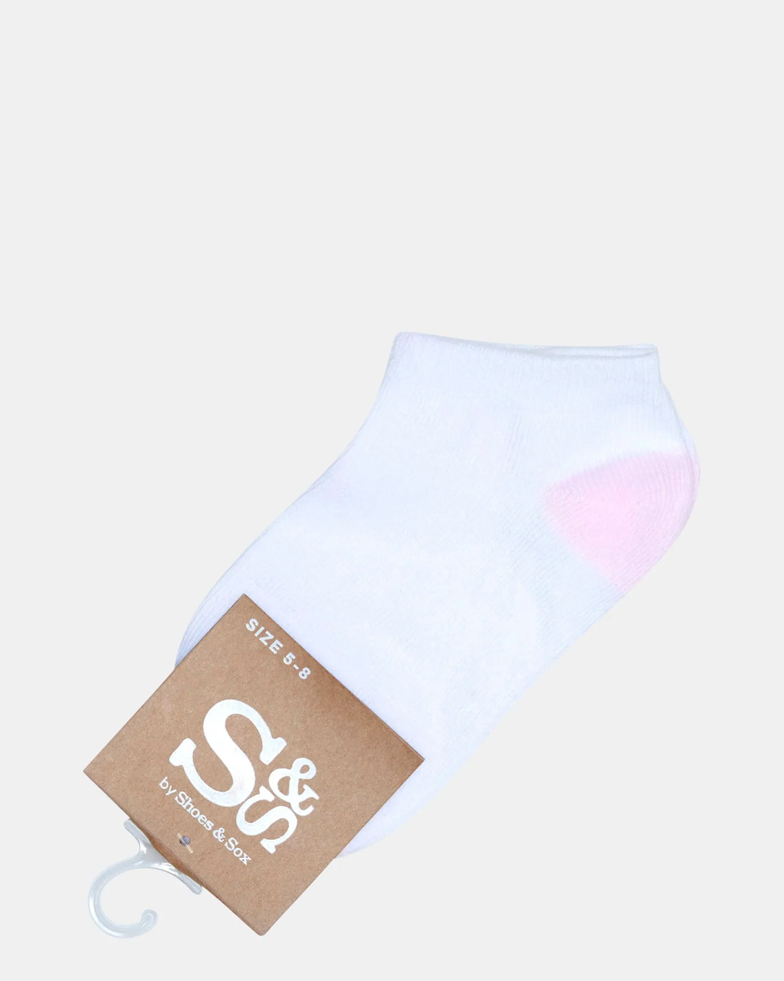 Fashion Anklet 1 Pack White/Pastel Pink