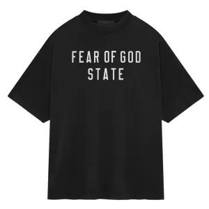Fear of God Essentials Heavy Crewneck Tee 'Black' (FW24)