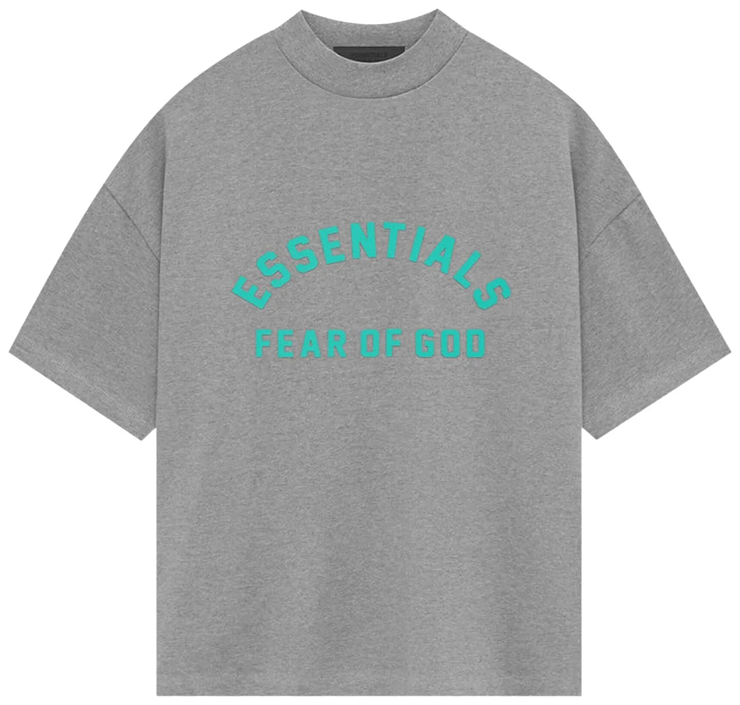 Fear of God Essentials Heavy Jersey Short-Sleeve Tee 'Dark Heather Oatmeal' (FW23)