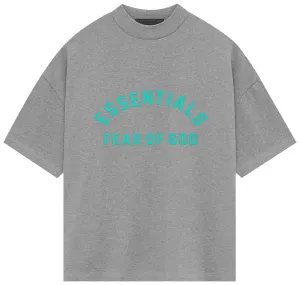Fear of God Essentials Heavy Jersey Short-Sleeve Tee 'Dark Heather Oatmeal' (FW23)