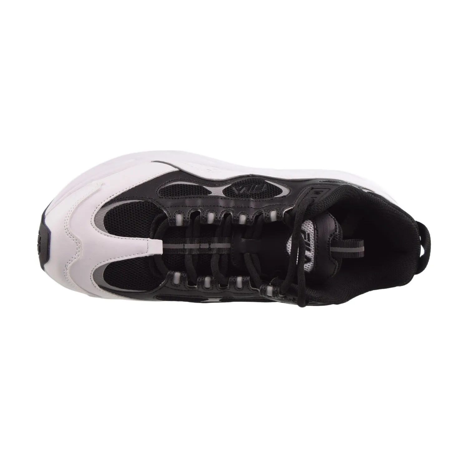 Fila Trigate Men's Shoes Black-White-Metallic Silver