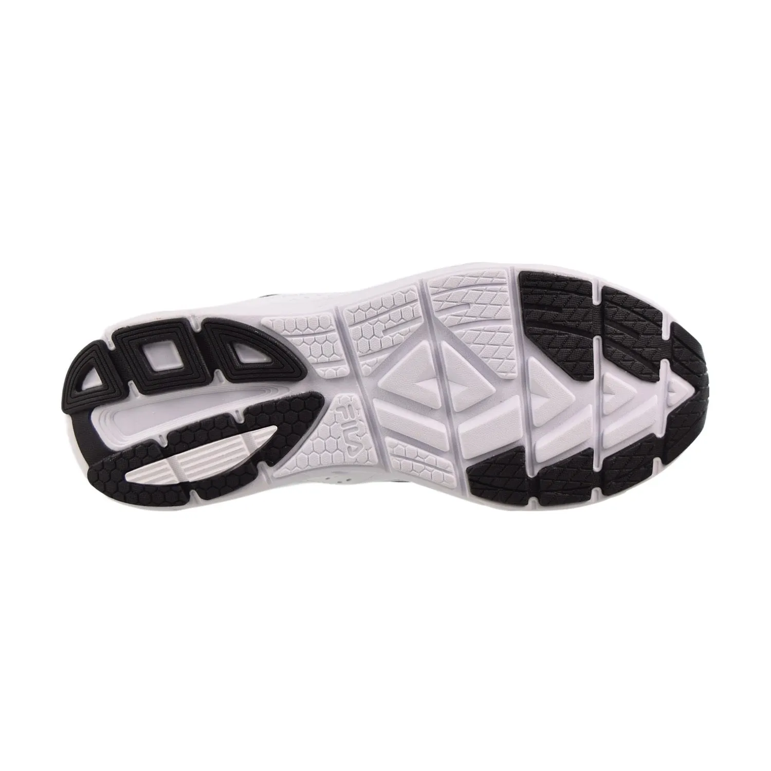 Fila Trigate Men's Shoes Black-White-Metallic Silver