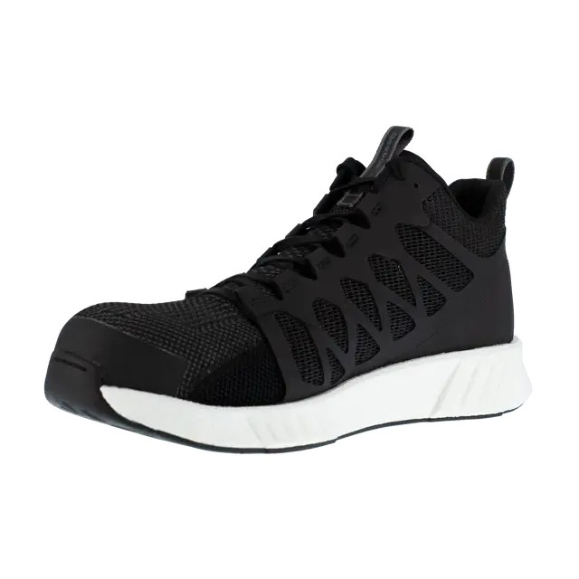Fusion Flexweave™ Composite-Toe Athletic Mid Cut Work Shoe Black
