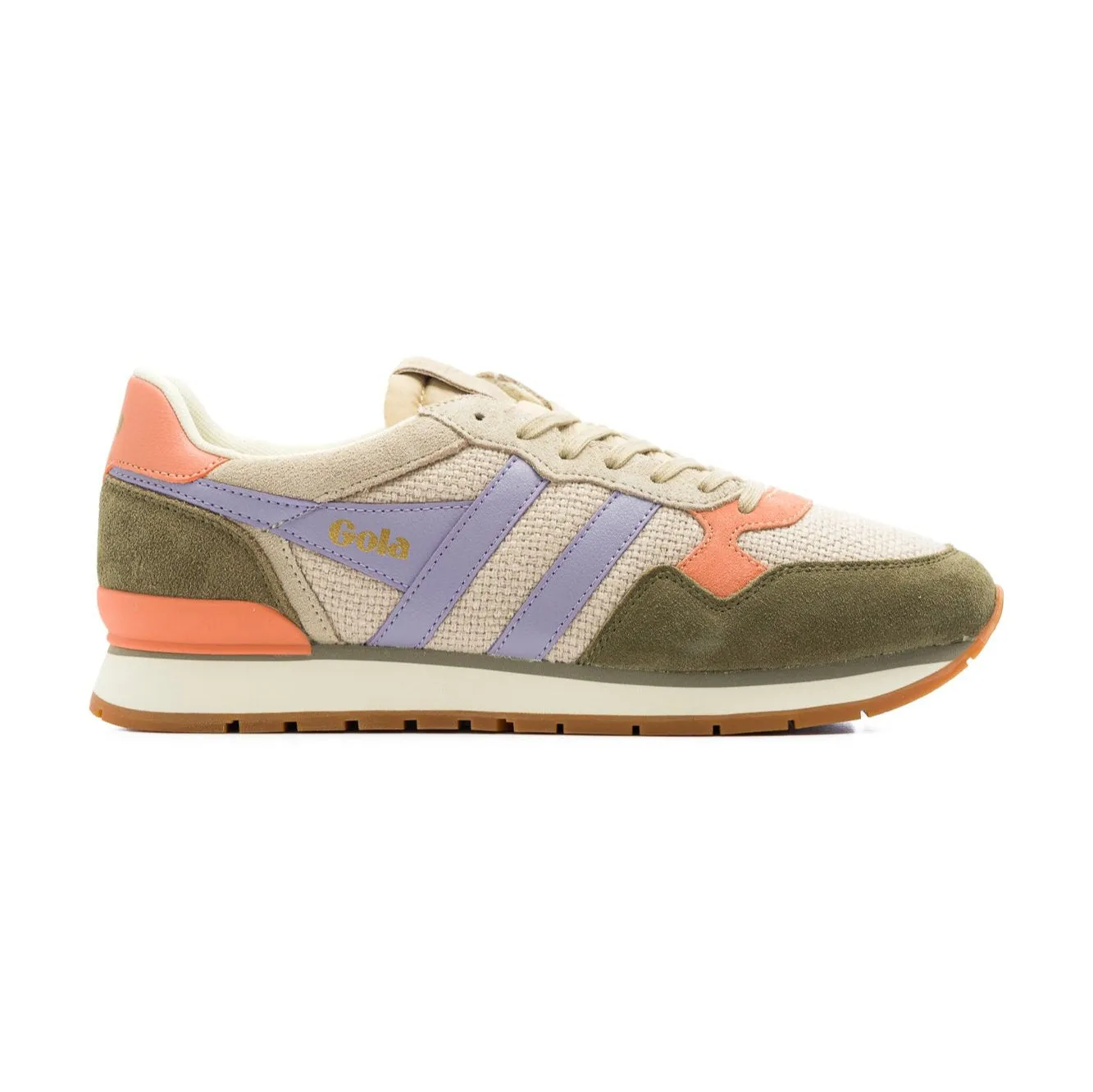 Gola Colorado Women's Shoes - Bone/Khaki/Lavender
