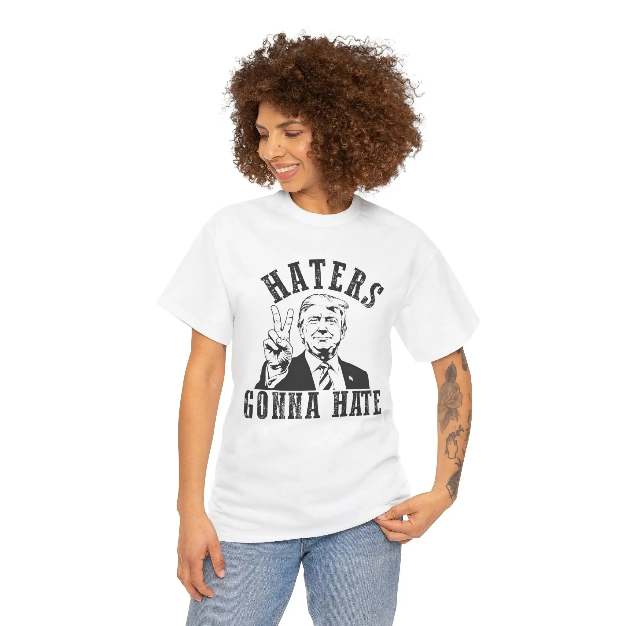 Haters Gonna Hate Unisex Cotton T-shirt