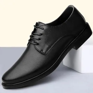 Hnzxzm Mens Oxford Shoes lace up fashion Genuine Leather Brogue Dress Shoes outdoor Classic Business Formal wedding party Shoes Man