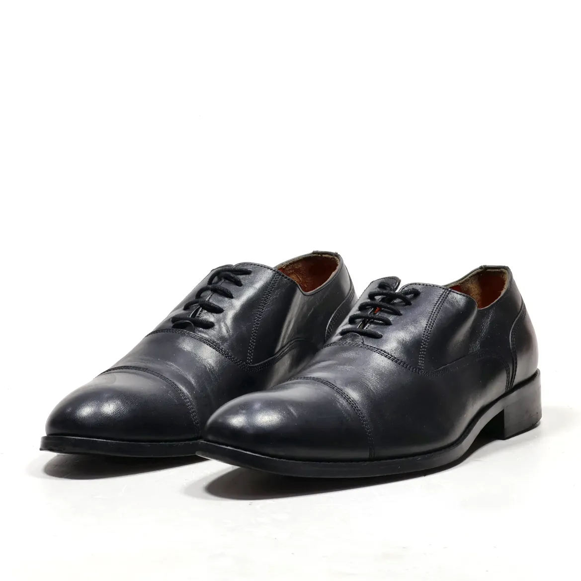 Interview Formal Lace Ups Leather Black Colour For Men