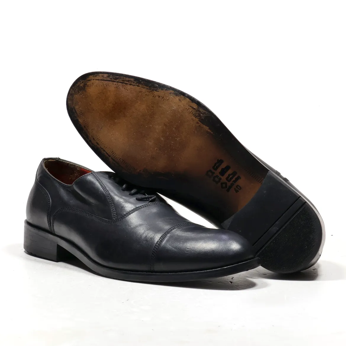 Interview Formal Lace Ups Leather Black Colour For Men