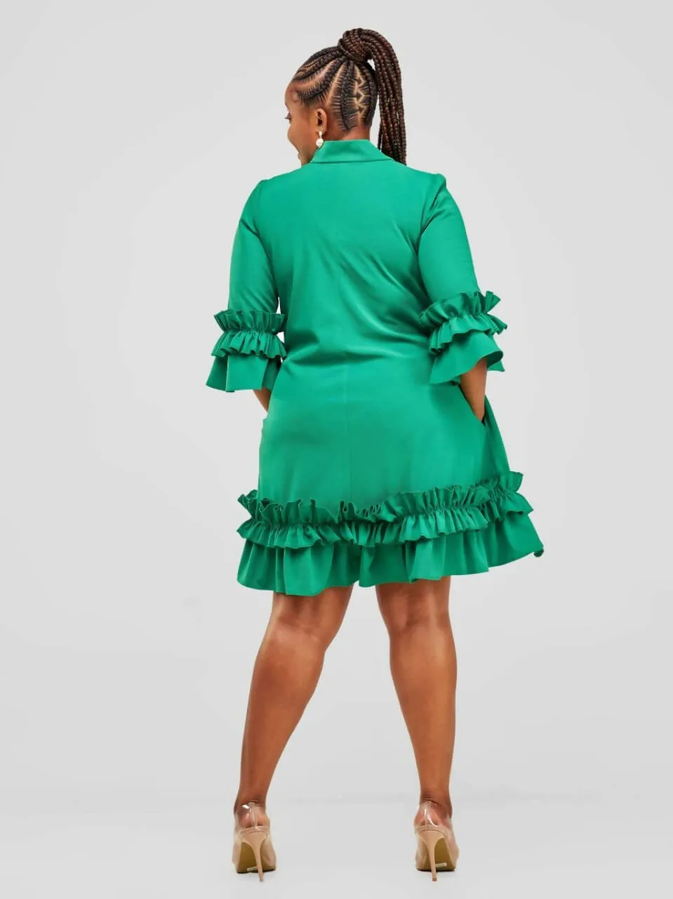 Jolly Fancy Wear Lulu Shift Dress - Green