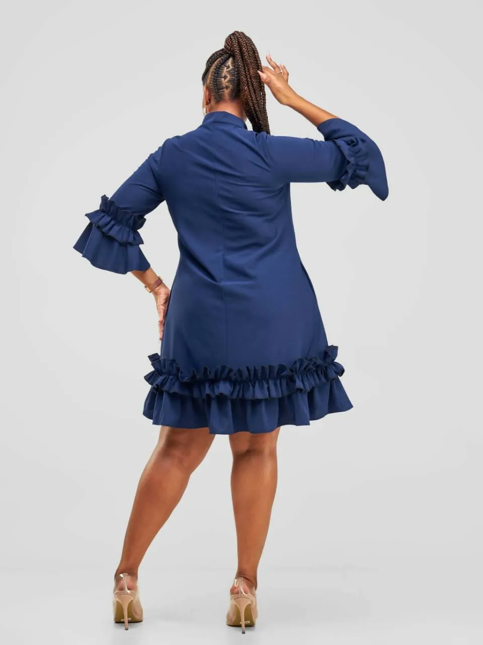 Jolly Fancy Wear Lulu Shift Dress - Navy Blue