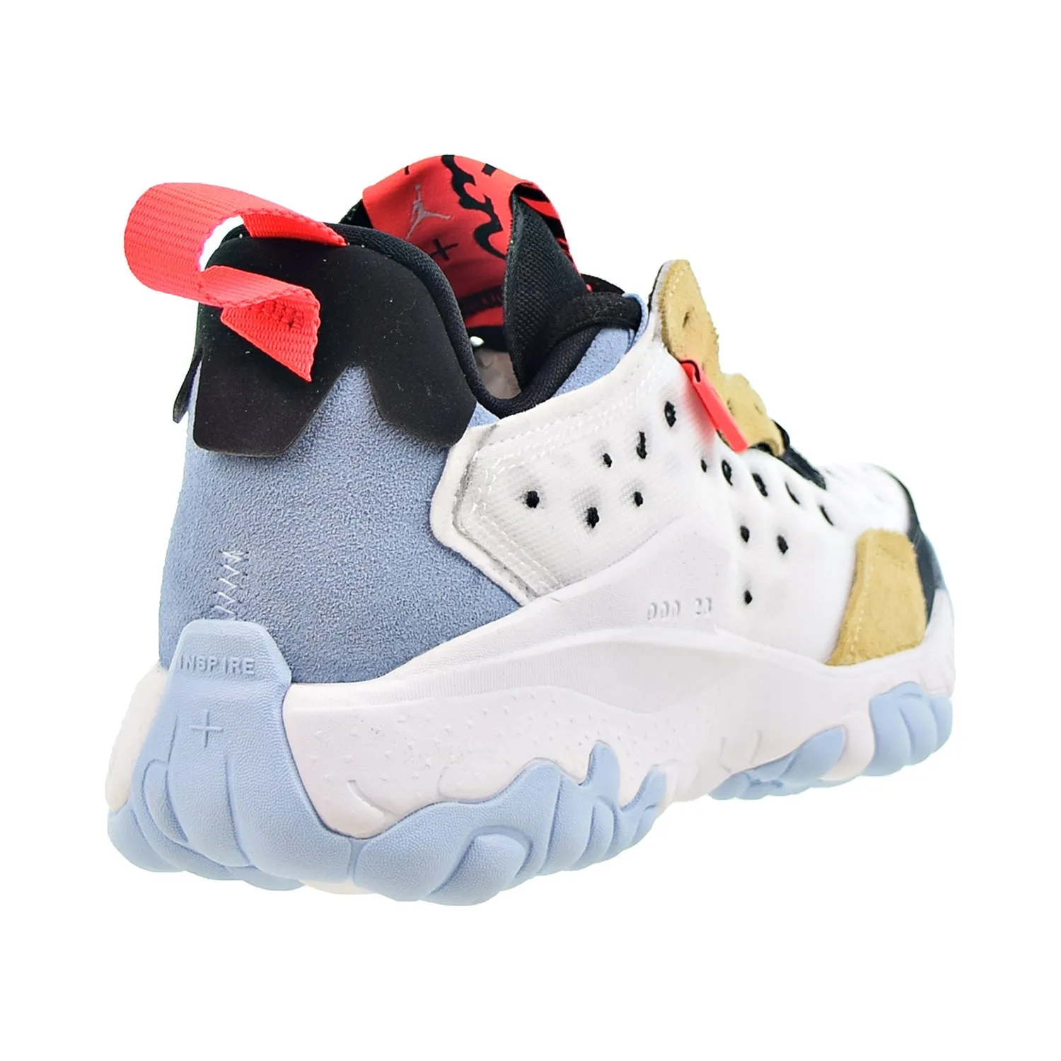 Jordan Delta 2 "Thermo White" (GS) Big Kids' Shoes White-Metallic Silver-Sesame