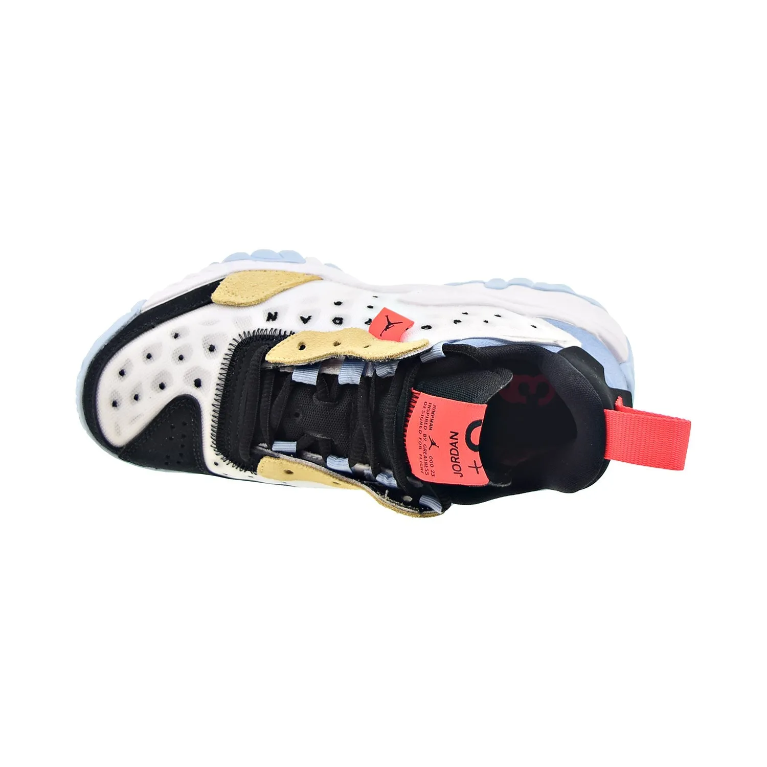 Jordan Delta 2 "Thermo White" (GS) Big Kids' Shoes White-Metallic Silver-Sesame