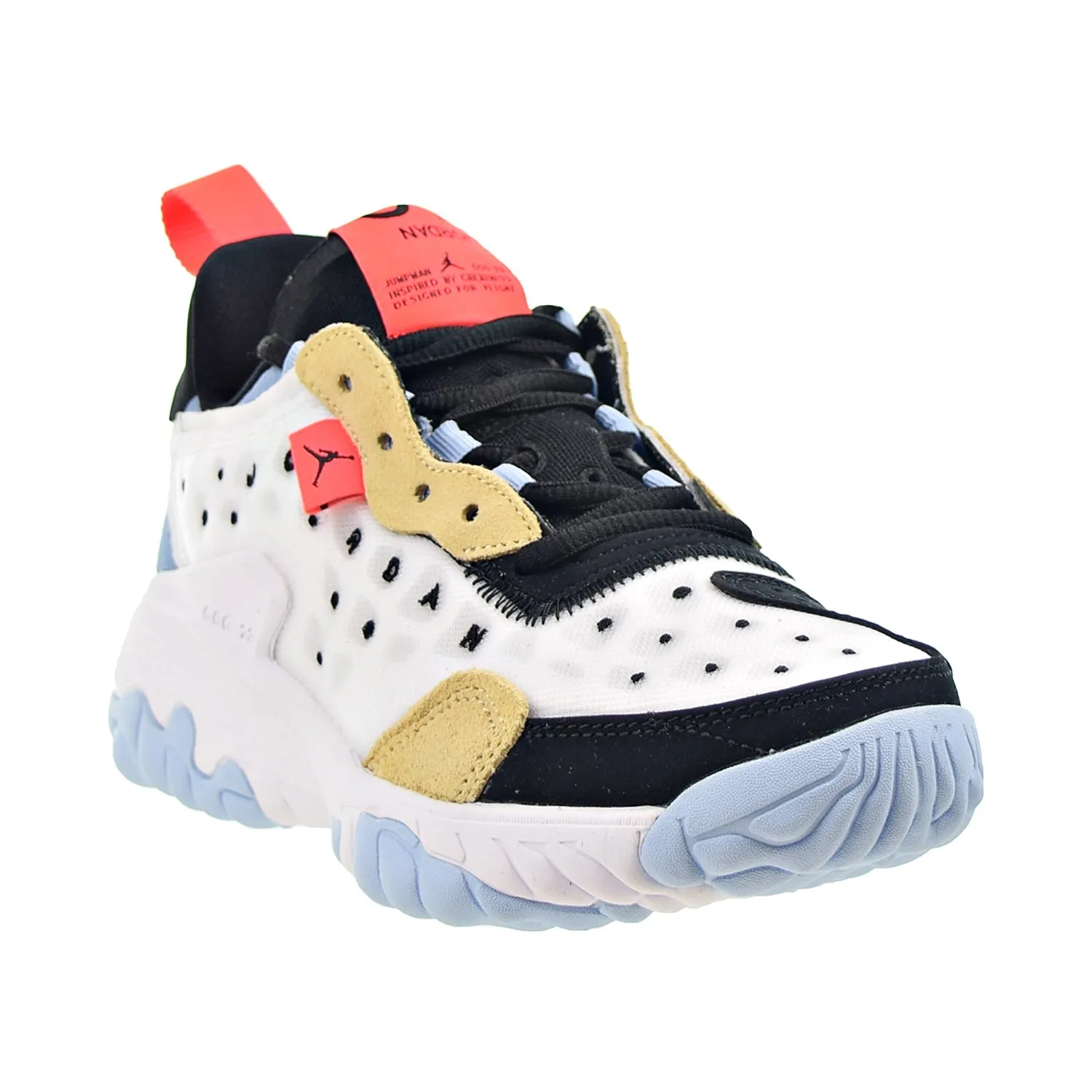 Jordan Delta 2 "Thermo White" (GS) Big Kids' Shoes White-Metallic Silver-Sesame