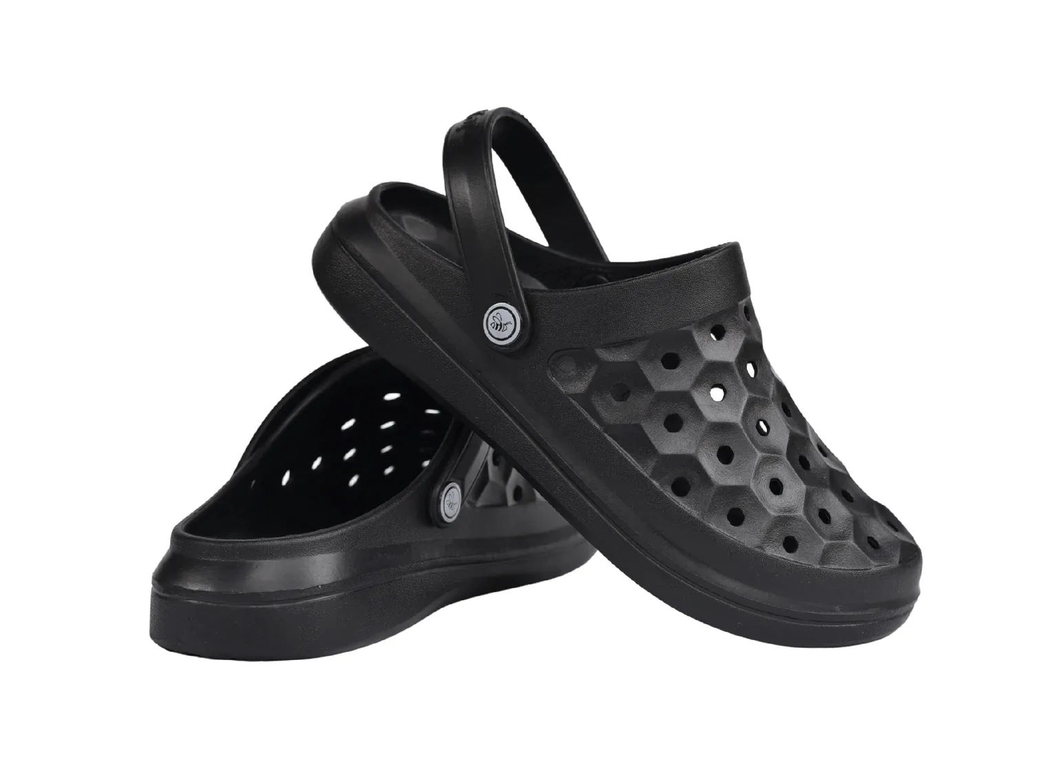 Joybees Unisex Varsity Clogs- Black